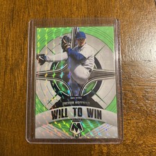 2022 Panini Mosaic Will to Win Fluorescent Green Prizm /10 Trevor Hoffman HOF