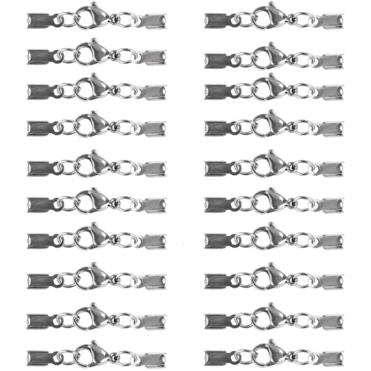 ALEXCRAFT Chiusure Per Braccialetti in Argento 925 con Anelli da Salto
