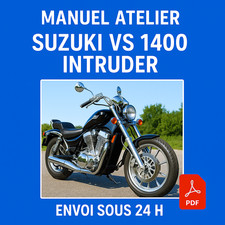 Manuel Atelier Suzuki Intruder VS 1400 1987-2005 Revue Technique Moto RMT CD PDF