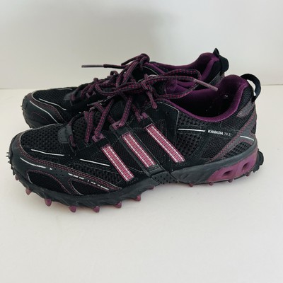 ADIDAS Kanadia Trail Running Sneakers Prism Black Purple Women's 9.5 M |  eBay