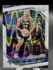 2025 Panini Prizm WNBA #57 Jewell Loyd White Seismic Prizms