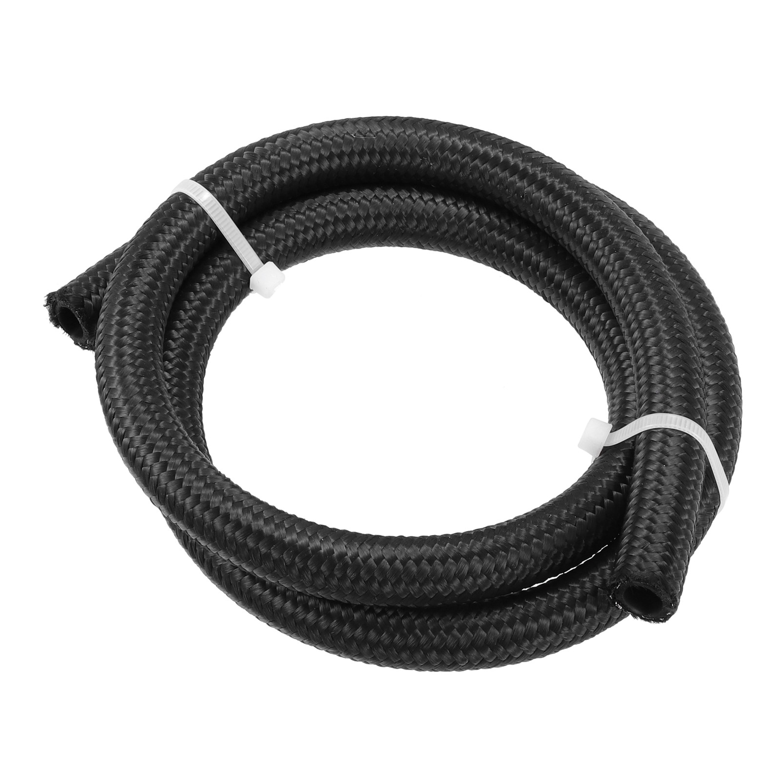 Tube Carburant AN6 Tressé Noir Idéal pour la Rénovation Mécanique des Circuits d'Huile