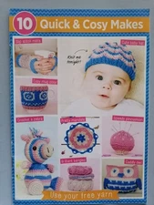 Quick & Cosy Makes, 10 Designs in Knitting and Crochet - Stylecraft Booklet, A5