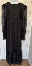 Brand New - The Vampire’s Wife x H&M - Long Dress Black Lace XXL 2XL