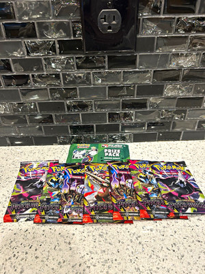 Pokémon TCG Mega Evolution Pitch Black (7 Packs) + Prize Pack (1Pack) English