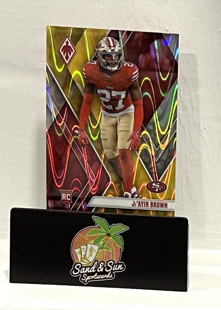 Ji'Ayir Brown 2023 Panini Phoenix Gold Seismic RC 1/1 San Francisco 49ers SP