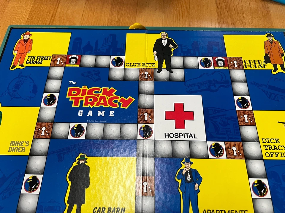 Dick Tracy - Juego de mesa figuras y accesorios vintage 1990 incluido Foto 2 de 4