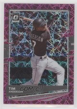 2020 Panini Donruss Optic Pink Velocity Prizm 84/199 Tim Anderson #195 0b3