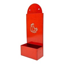 Rust-Resistant Metal Hanging Feeder for Chickens Ducks Geese 25x10x10cm