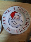 Vintage Lot Iof 2 Rosanna Whimsy Santa Christmas Plates Great Shape ..china — photo 3
