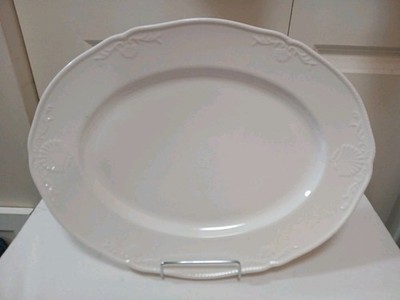 Mikasa Hampton Bays Oval Platter Ultra Cream Bone China Quality 15×11.5 Japan EU
