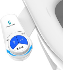 Bidet Attachment for Toilet Seat, Non-Electric Cold Water Bidet with Pressure Co