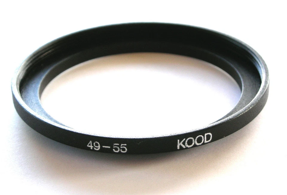 KOOD STEP UP ADAPTER 49 MM - 55 MM SCHRITTRING 49 BIS 55 MM 49-55 STEP UP RING