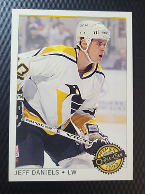 1992-93 O-Pee-Chee Premier JEFF DANIELS Pittsburgh Penguins Hockey