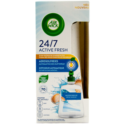 Air Wick Automatisches Duftspray Meeresbrise Starter Set 0% Farbstoff / Treibgas