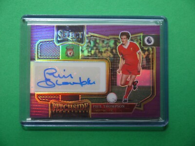 PANINI SELECT PL PHIL THOMPSON LIVERPOOL 2/49 PITCHSIDE SIGNATURES AUTO NEW MINT
