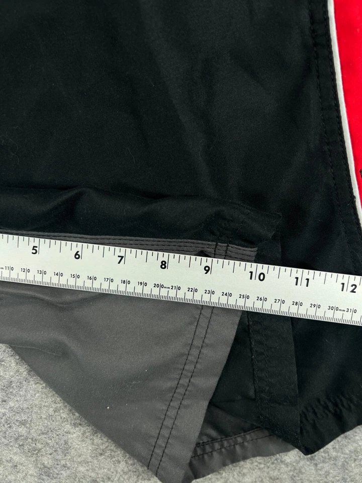 Bermudas chinas Hurley Board Shorts para hombre XL 38 negras rojas True Performance Foto 4 de 4