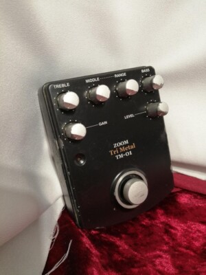 Used ZOOM TM-01 Tri Metal Distortion Guitar Effect Pedal Japan