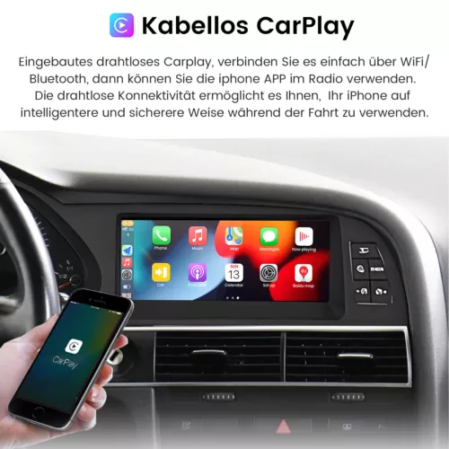 Android13 8.8" Radio Coche CarPlay GPS Navi Para AUDI A6 C6 MMI 2G 2005-2009 6+128G - Imagen 8 de 17