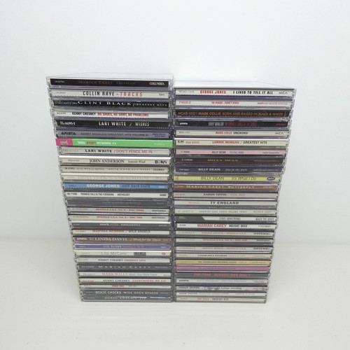 Lot of 55: Wholesale & Bulk CDs w/ Cases and Artwork - Country / Easy Listening