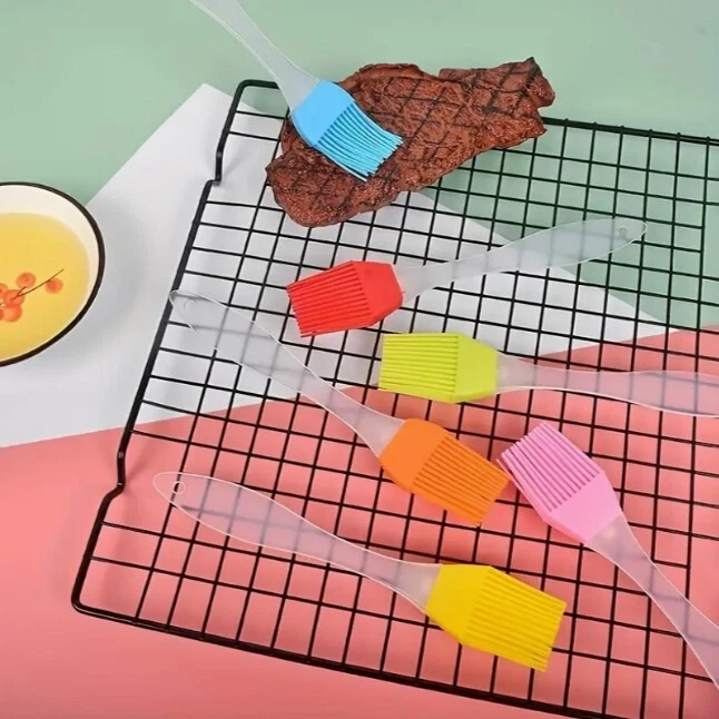 Cepillo de aceite de silicona 6 piezas para barbacoa para basting cocina fiesta EE. UU. Foto 3 de 4