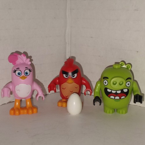 Lego Angry birds Minifigures Lot of 3 & Egg - Picture 2 of 6