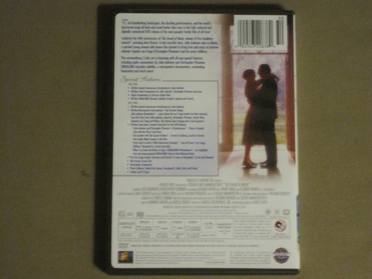 THE SOUND OF MUSIC (1965) 2-DVD 40TH ANNIVERSARY EDITION JULIE