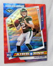 2021 Panini Rookies & Stars Airborne Red Ice Prizm Zach Wilson #AB-17 Rookie RC