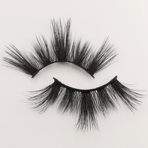 US 3 Paar 100 % echte Nerz 5D Volumen lang dick falsche Wimpern Streifen Augenwimpern - Bild 9 von 10