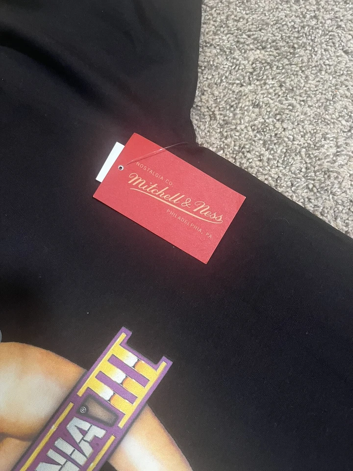Camiseta Mitchell & Ness Wrestlemania Andre The Giant de gran tamaño para hombre talla L negra Foto 4 de 4