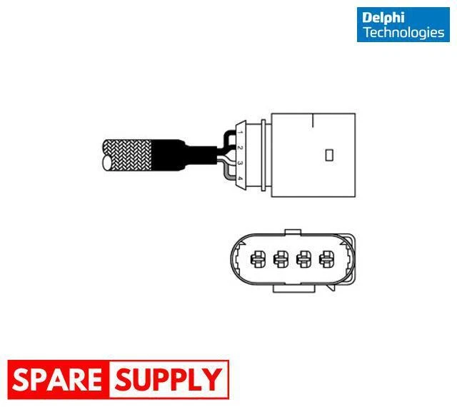 LAMBDA SENSOR FOR AUDI SKODA VW DELPHI ES10978-12B1 - Image 2 of 4