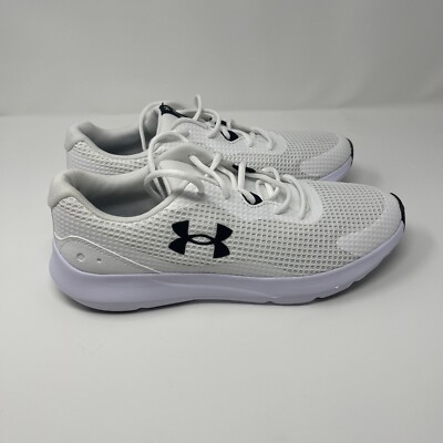Under Armour Charged Surge Shoes MENS White Lace Up Athletic Sneakers SIZE 10.5 Under Armour Men main image 4