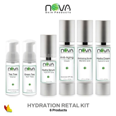Hydration Retail Kit 6 Products By Nova Skin