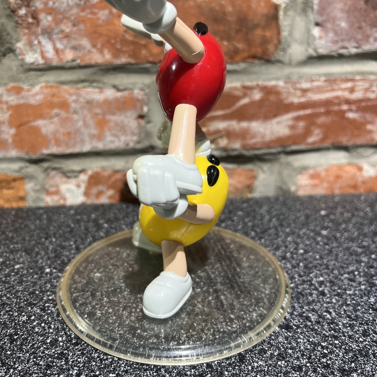 Vintage Mars Co M&Ms Plastic Figure Red Yellow 6” Tall M And Vintage Mars Co M&Ms Plastic Figure Red Yellow 6” Tall M And