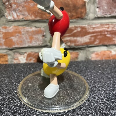 Vintage Mars Co M&Ms Plastic Figure Red Yellow 6” Tall M And Vintage Mars Co M&Ms Plastic Figure Red Yellow 6” Tall M And