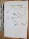 Rare Civil War Period 1869 Hand Written Letter By Schuyler Colfax, AS VP, Maine