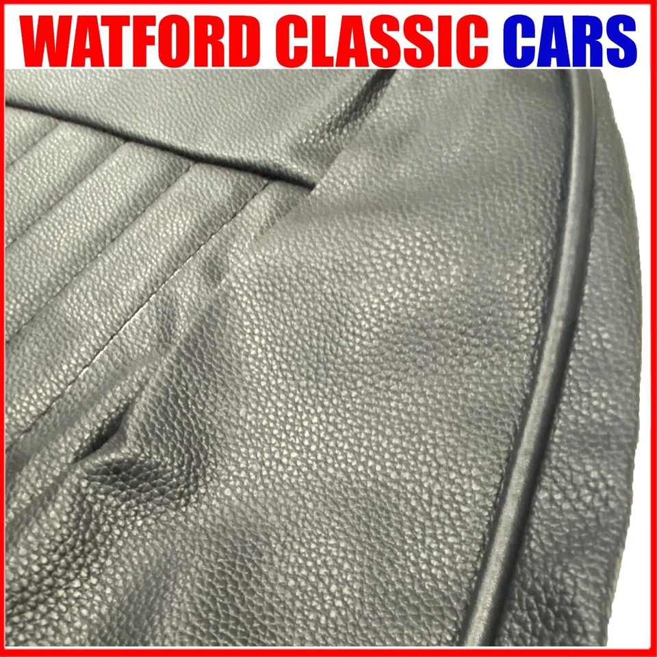 Чехлы на сиденья Triumph Spitfire/GT6 1 пара черный винил с чехлами на подголовник - Изображение 2 из 4