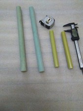 Fiberglass Round Rods 25mm Diameter x 340mm Length