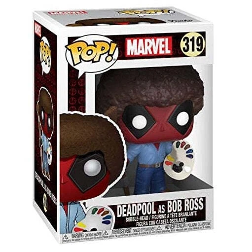 Deadpool bob ross bobblehead sales
