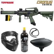 Maddog Tippmann Cronus Tactical Bronze CO2 Paintball Gun Starter Package Olive