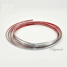 6mm*3M Chrome Car Door Edge Molding Trim Strip Scratch Protector Guard Decor