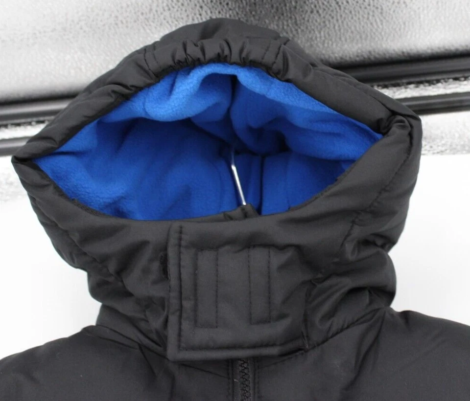 REEBOK HOODED PUFFER COAT BLACKL CHILDS SIZE 7 NWT $75 - Image 4 of 4