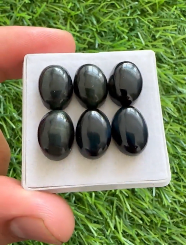 Natural Falcon Eye 10x14MM Oval Cabochon 5Pcs Lot | Tiger' Eye Cabochon Lots - Video 1 of 1