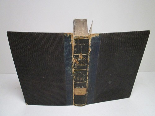 STRABO Geography Strabonis Geographica Antique 1852 Book Meineke Greek Vol I Old - Picture 3 of 13