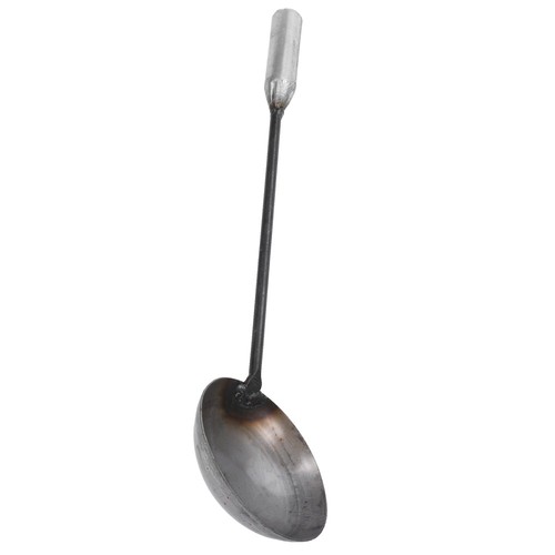 Feed Spoon Wok Chinese Iron Spatula Large Ladle with Long Handle - Picture 8 of 12