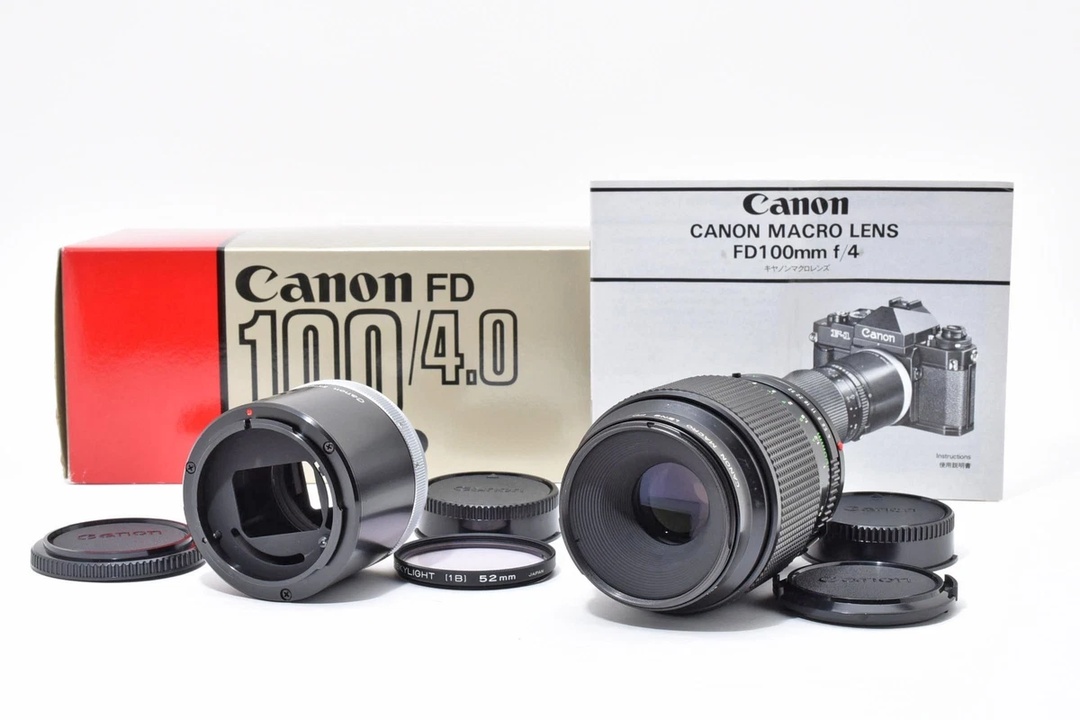 Canon FD Camera Macro/Close Up Lenses 100mm Focal for sale | eBay