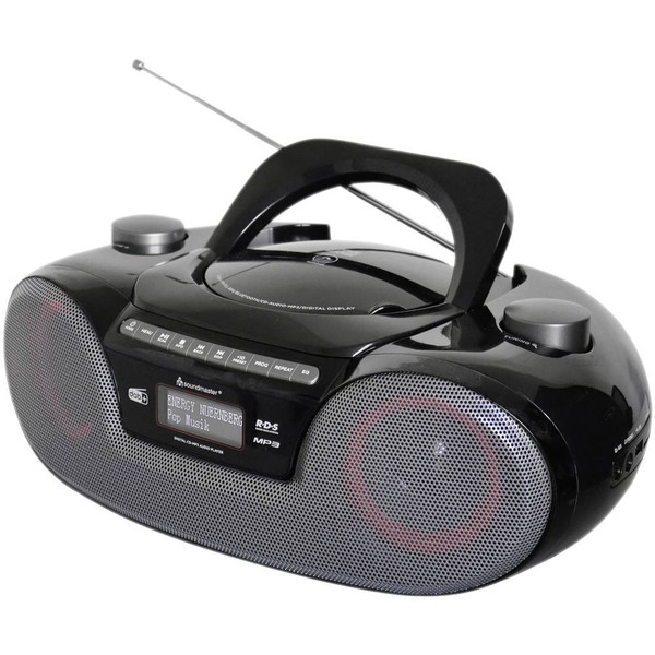Soundmaster SCD8300SW Cd-Radio Dab+, Ukw Dab+, Ukw, Bluetooth®, Cd, MP3 Schwarz-image