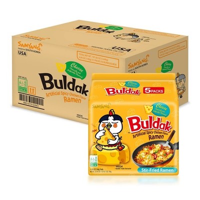 Samyang Buldak Cheese Käse Instant Nudeln Ramen  1/5/20/ 40 er Pack MHD 23.12.25