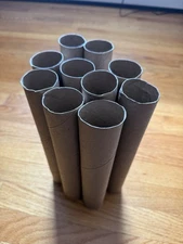Paper Towel Cardboard Tubes Rolls 10 pc Crafting Art Clean Empty
