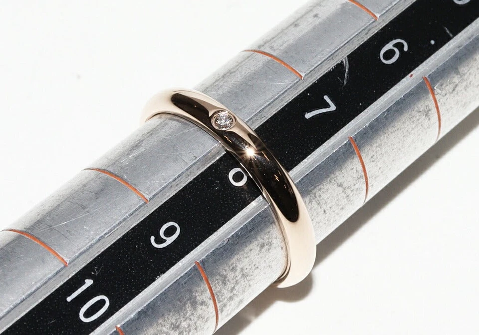 Anillo de boda Cartier K18pg 1895 B40882 talla 8 mujer rosa talla única Foto 2 de 4